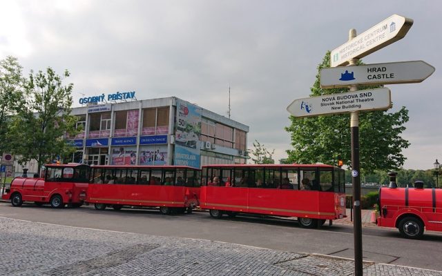 City train around Bratislava