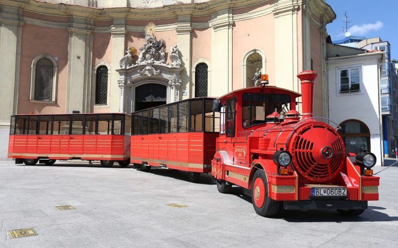 City train around Bratislava