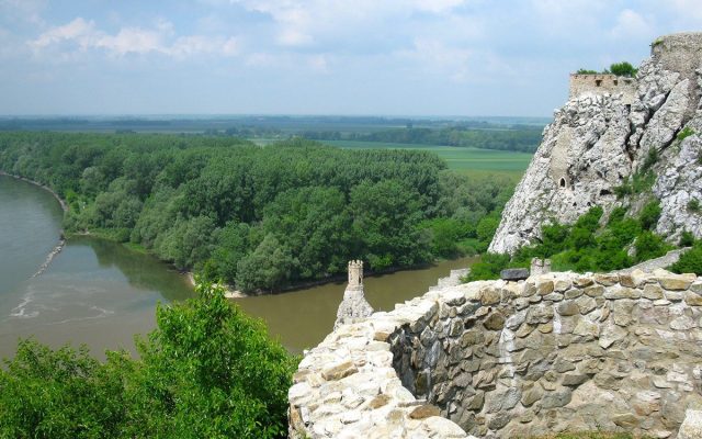 Burg Devin und Ribiselwein